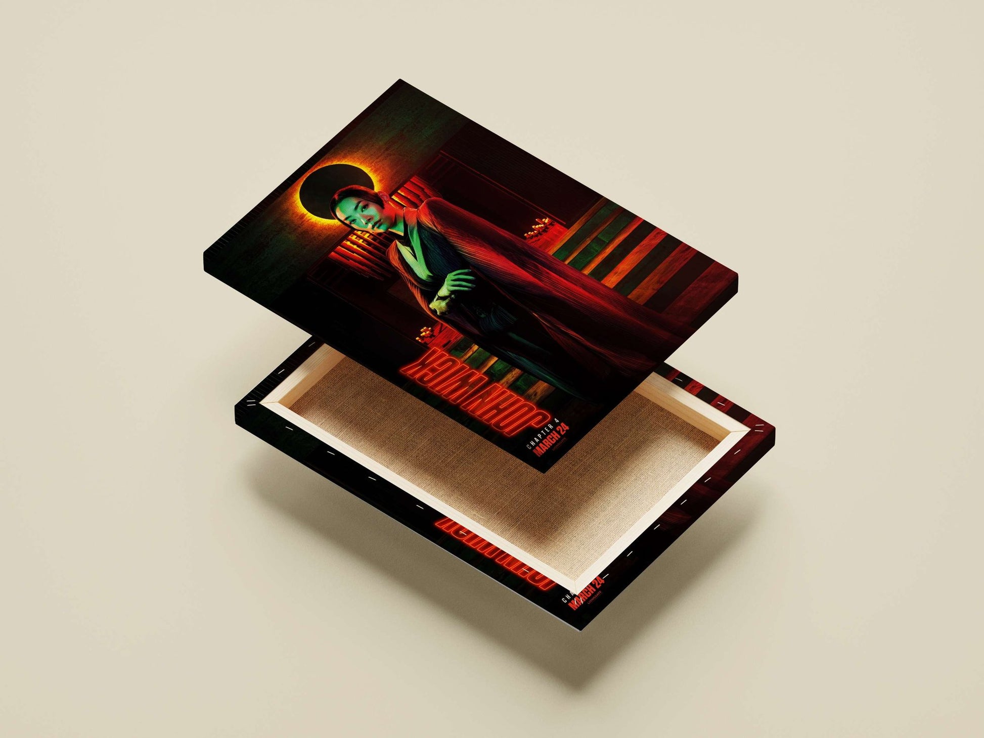 John Wick Chapter 4 Main Subject: John Wick Chapter 4 Canvas wall art — Hollywood wall art India | PosterBoizz