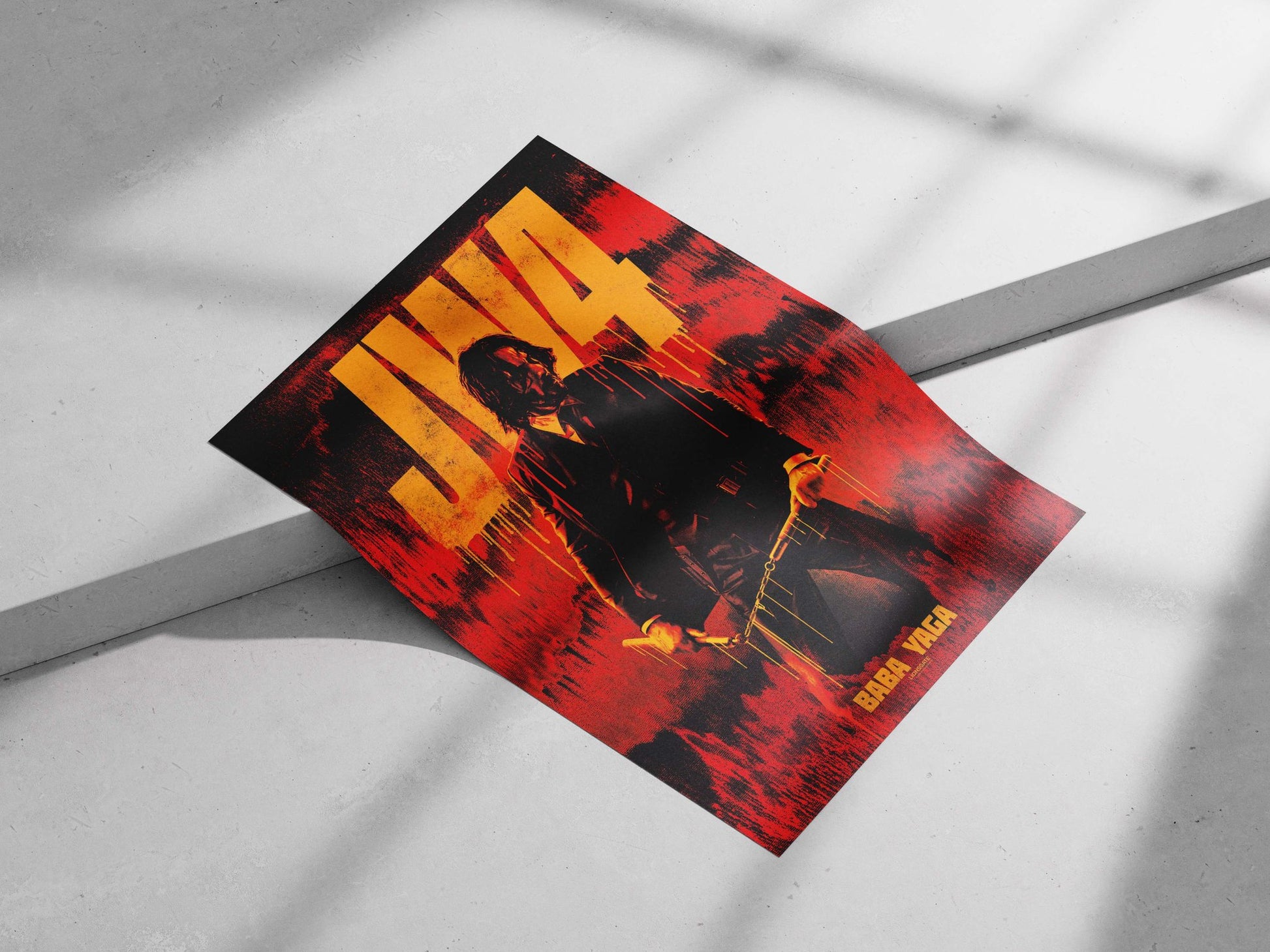 John Wick (from John Wick: Chapter 4) Main Subject: John Wick (from John Wick: Chapter 4) Matte poster print — Hollywood