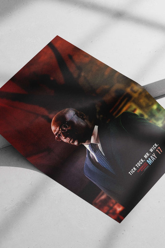 Charon (from John Wick franchise) Main Subject: Charon (from John Wick franchise) Matte poster print — Hollywood wall art