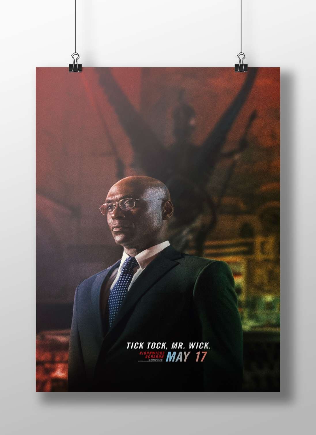 Charon (from John Wick franchise) Main Subject: Charon (from John Wick franchise) Matte BoizzBoard rigid print — Hollywood