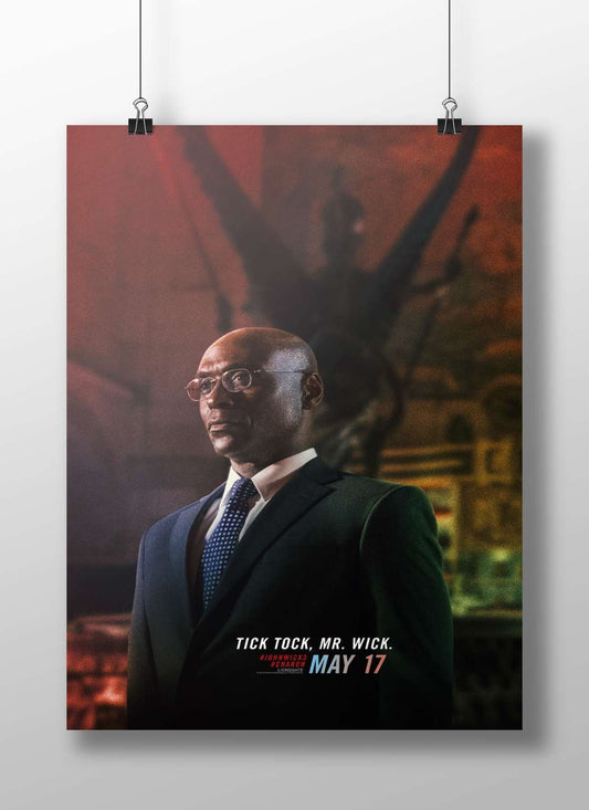 Charon (from John Wick franchise) Main Subject: Charon (from John Wick franchise) Matte BoizzBoard rigid print — Hollywood