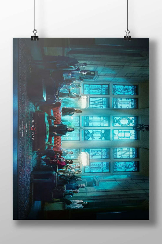 John Wick: Chapter 3 Main Subject: John Wick: Chapter 3 Matte BoizzBoard rigid print — Hollywood wall art India | PosterBoizz