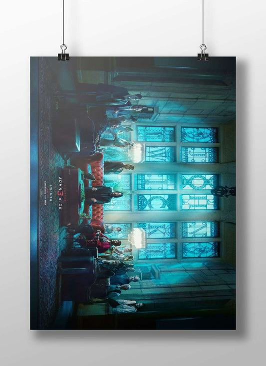 John Wick: Chapter 3 Main Subject: John Wick: Chapter 3 Matte BoizzBoard rigid print — Hollywood wall art India | PosterBoizz