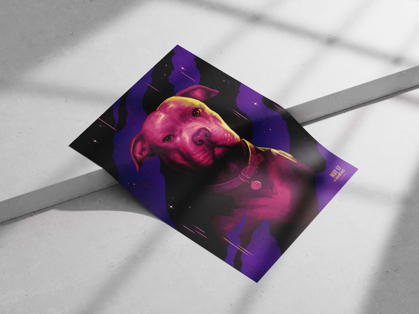 The dog from John Wick 3 (specifically the character "Dutch" as referenced by the #JohnWick3 tag) Main Subject: The dog from