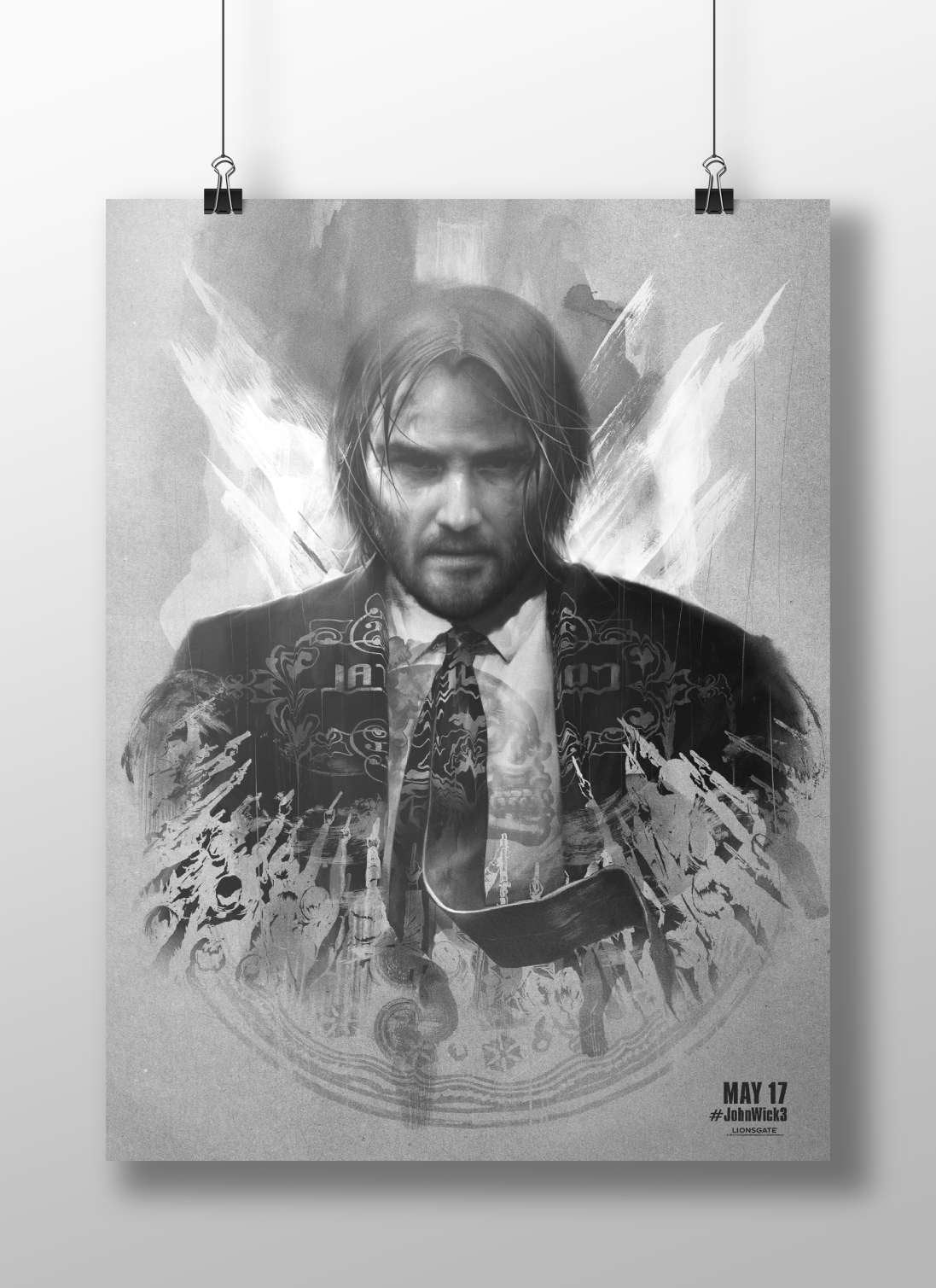 John Wick (character from the John Wick franchise). Main Subject: John Wick (character from the John Wick franchise). Matte