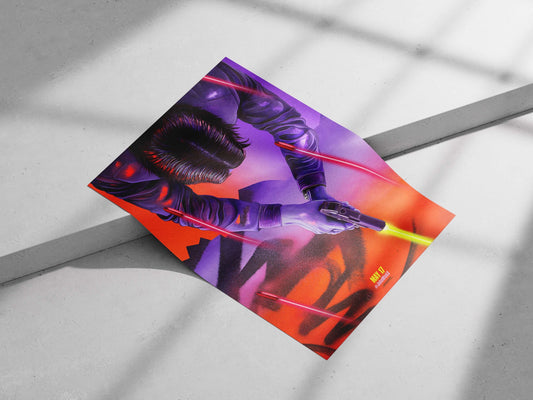 John Wick (from the John Wick franchise) Main Subject: John Wick (from the John Wick franchise) Matte poster print —