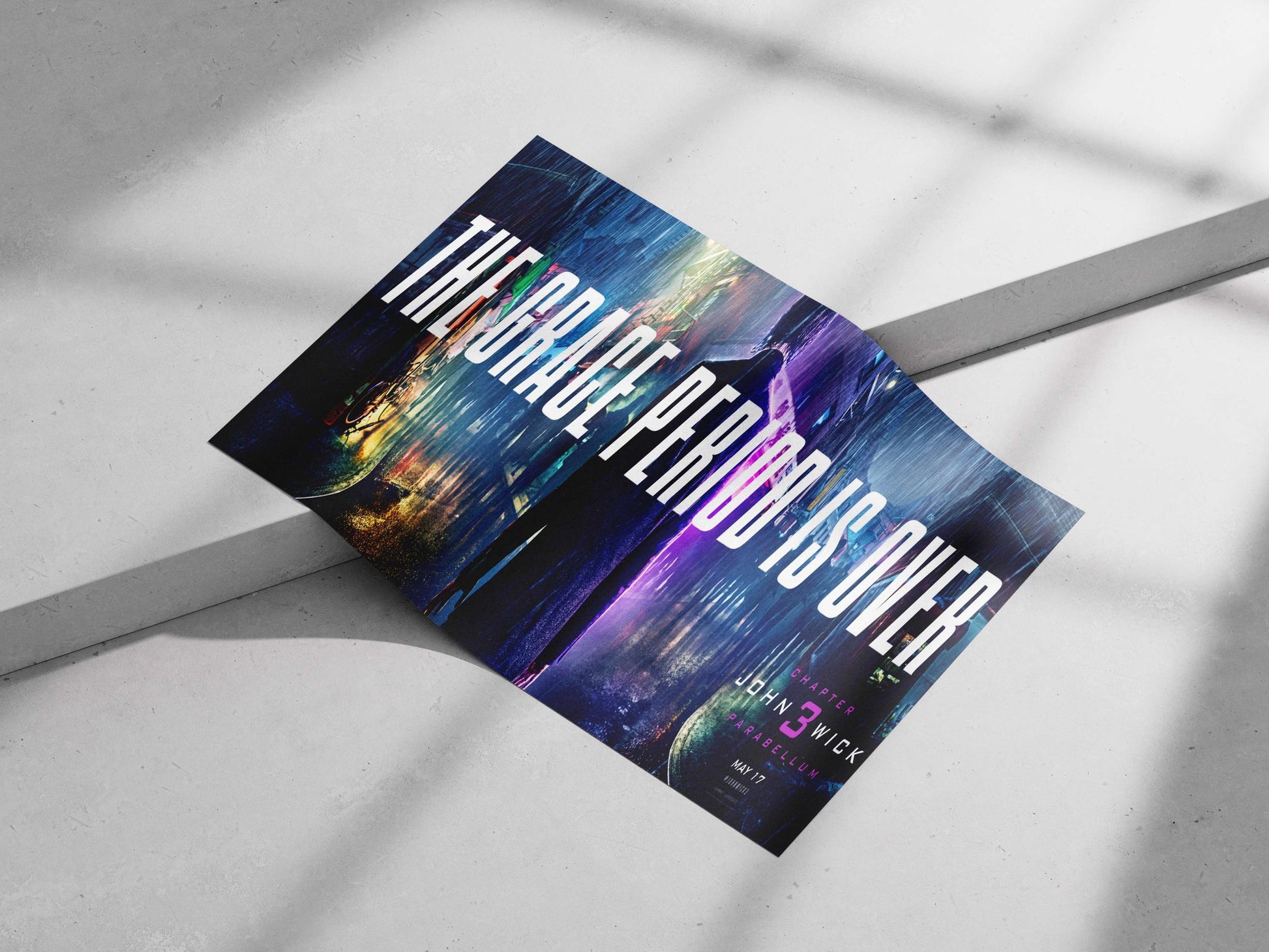 John Wick: Chapter 3 – Parabellum Main Subject: John Wick: Chapter 3 – Parabellum Matte poster print — Hollywood wall art