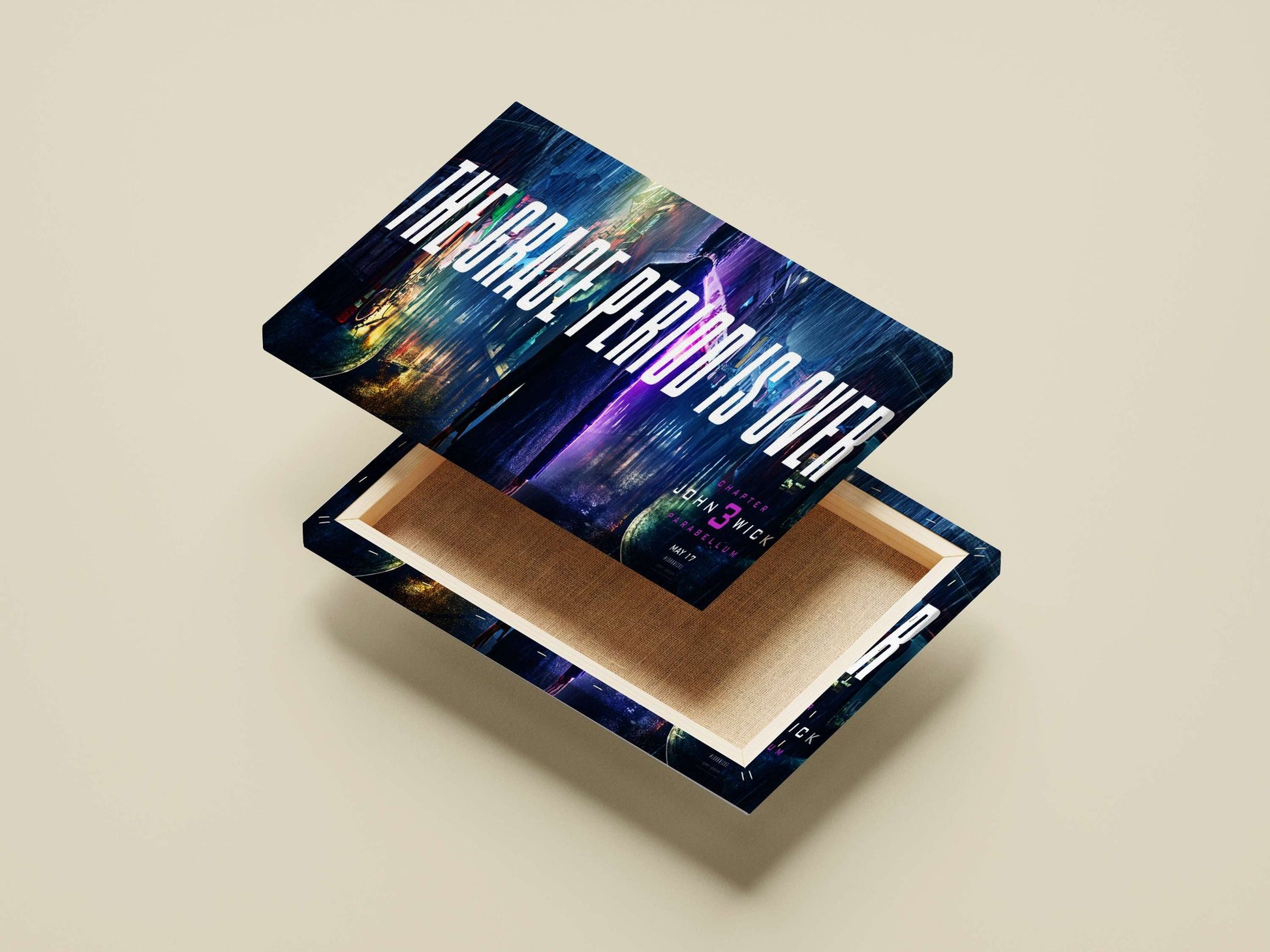 John Wick: Chapter 3 – Parabellum Main Subject: John Wick: Chapter 3 – Parabellum Canvas wall art — Hollywood wall art India