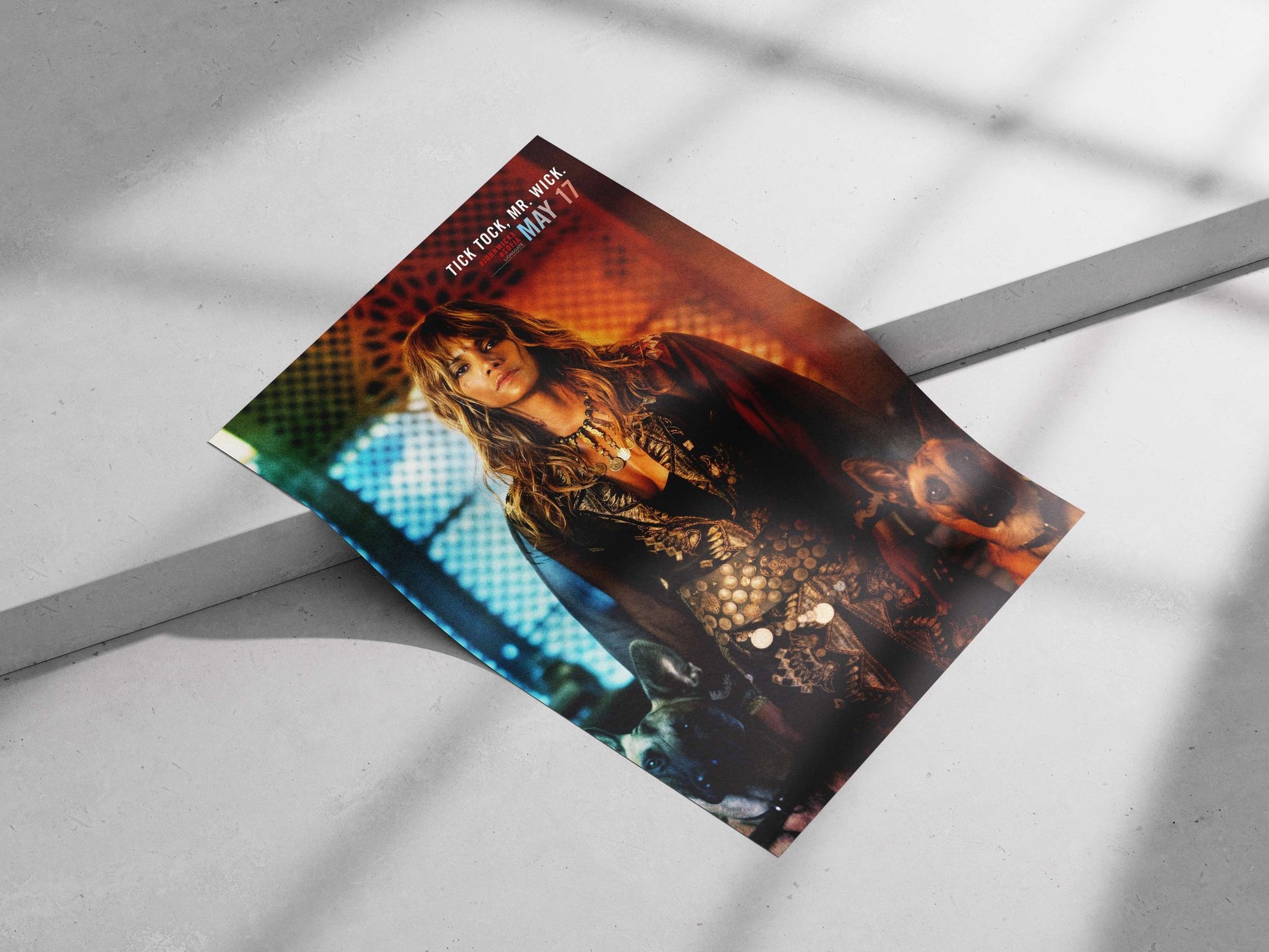 Sofia (character from John Wick 3) Main Subject: Sofia (character from John Wick 3) Matte poster print — Hollywood wall art