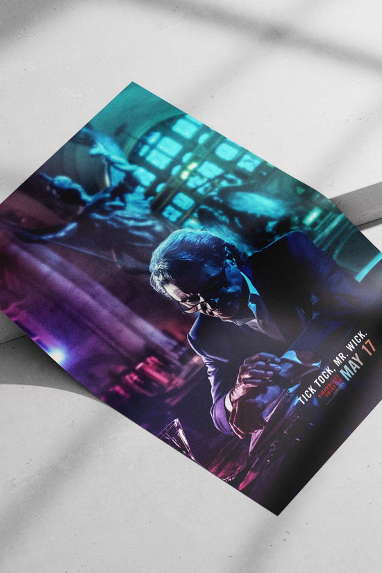 John Wick (from the John Wick franchise, specifically John Wick: Chapter 3 - Parabellum) Main Subject: John Wick (from the