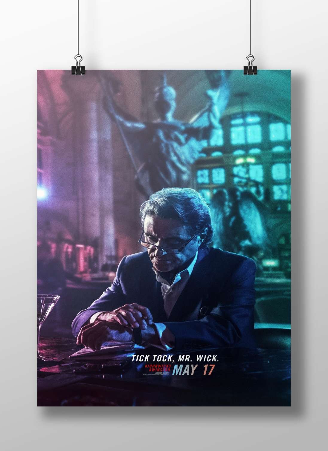 John Wick (from the John Wick franchise, specifically John Wick: Chapter 3 - Parabellum) Main Subject: John Wick (from the