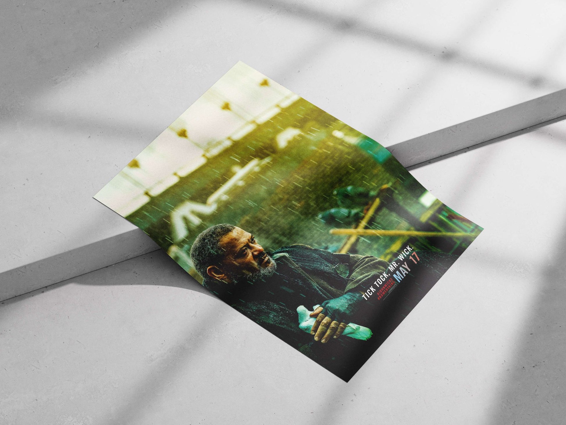 John Wick (from the John Wick franchise, specifically "John Wick: Chapter 3 - Parabellum") Main Subject: John Wick (from the