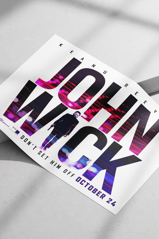John Wick (franchise) Main Subject: John Wick (franchise) Matte poster print — Hollywood wall art India | PosterBoizz
