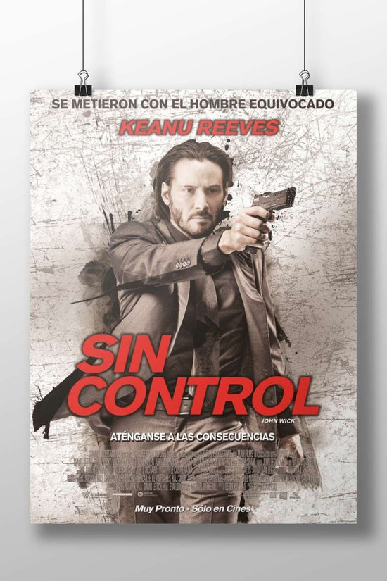 John Wick franchise (Keanu Reeves) Main Subject: John Wick franchise (Keanu Reeves) Matte BoizzBoard rigid print — Hollywood