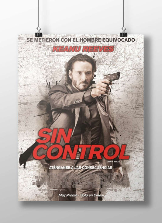 John Wick franchise (Keanu Reeves) Main Subject: John Wick franchise (Keanu Reeves) Matte BoizzBoard rigid print — Hollywood