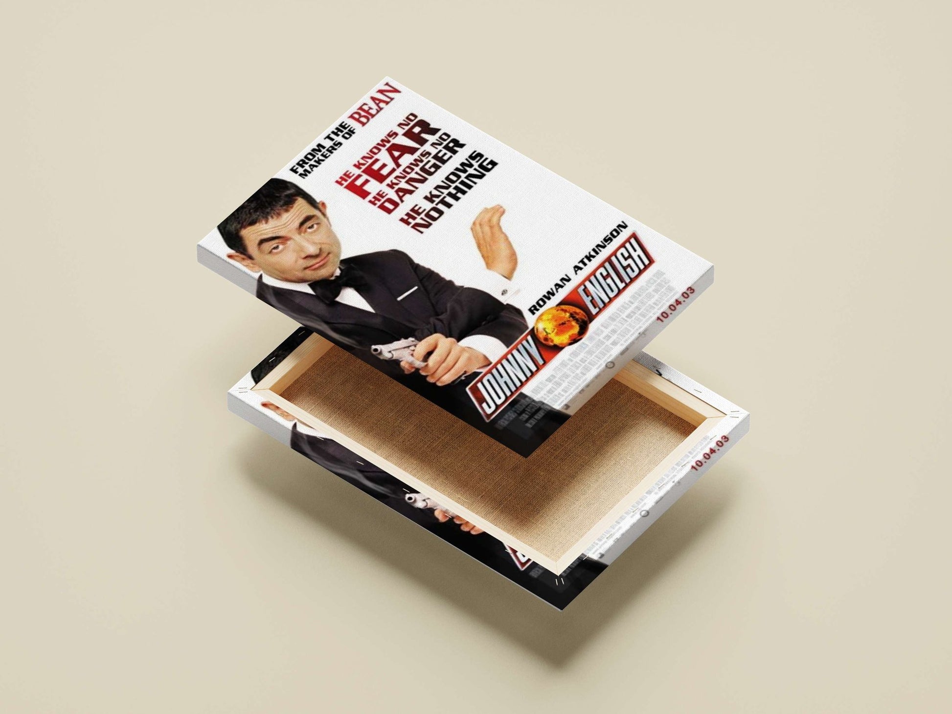 Johnny English Main Subject: Johnny English Canvas wall art — Hollywood wall art India | PosterBoizz