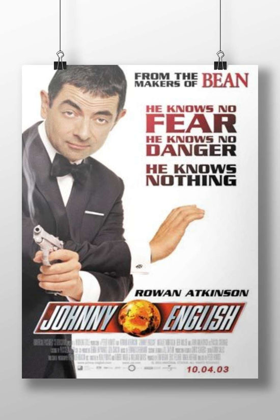 Johnny English Main Subject: Johnny English Matte BoizzBoard rigid print — Hollywood wall art India | PosterBoizz