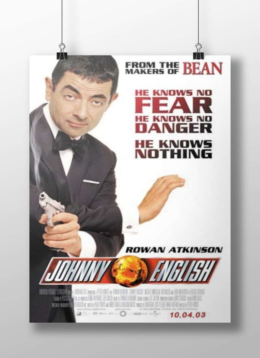 Johnny English Main Subject: Johnny English Matte BoizzBoard rigid print — Hollywood wall art India | PosterBoizz