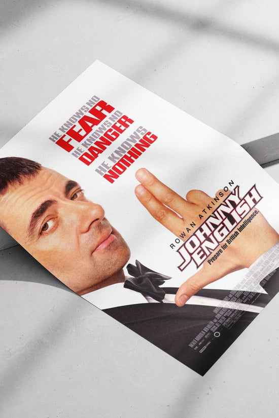 Johnny English (film) Main Subject: Johnny English (film) Matte poster print — Hollywood wall art India | PosterBoizz