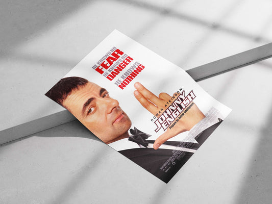 Johnny English (film) Main Subject: Johnny English (film) Matte poster print — Hollywood wall art India | PosterBoizz