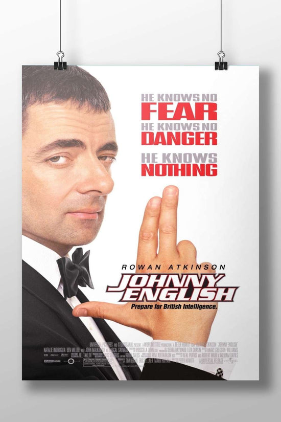 Johnny English (film) Main Subject: Johnny English (film) Matte BoizzBoard rigid print — Hollywood wall art India |