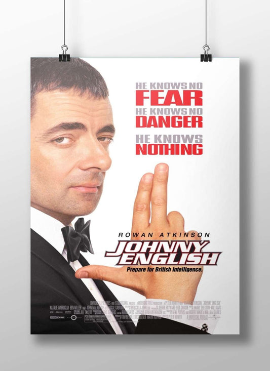 Johnny English (film) Main Subject: Johnny English (film) Matte BoizzBoard rigid print — Hollywood wall art India |