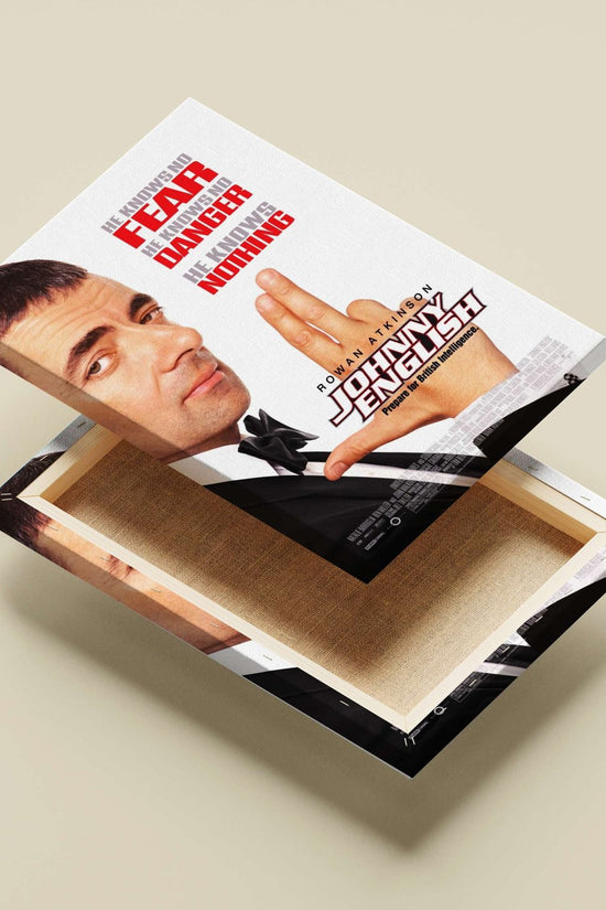 Johnny English (film) Main Subject: Johnny English (film) Canvas wall art — Hollywood wall art India | PosterBoizz