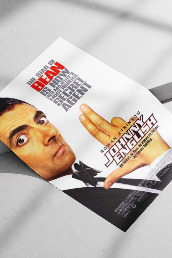 Johnny English (movie franchise) Main Subject: Johnny English (movie franchise) Matte poster print — Hollywood wall art