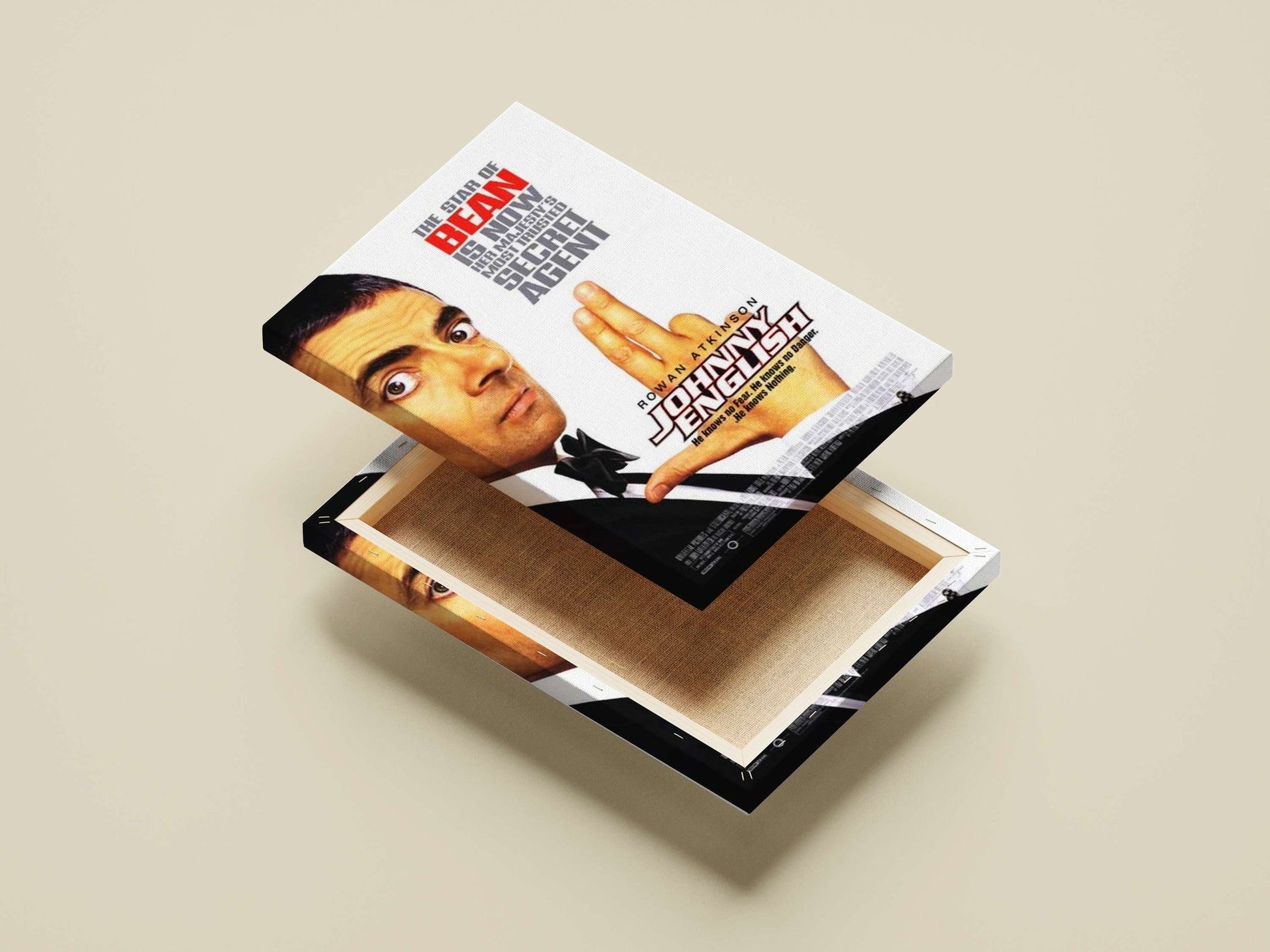 Johnny English (movie franchise) Main Subject: Johnny English (movie franchise) Canvas wall art — Hollywood wall art India |