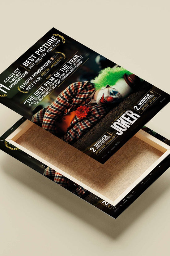 Joker (2019 film) Main Subject: Joker (2019 film) Canvas wall art — Bollywood wall art India | PosterBoizz
