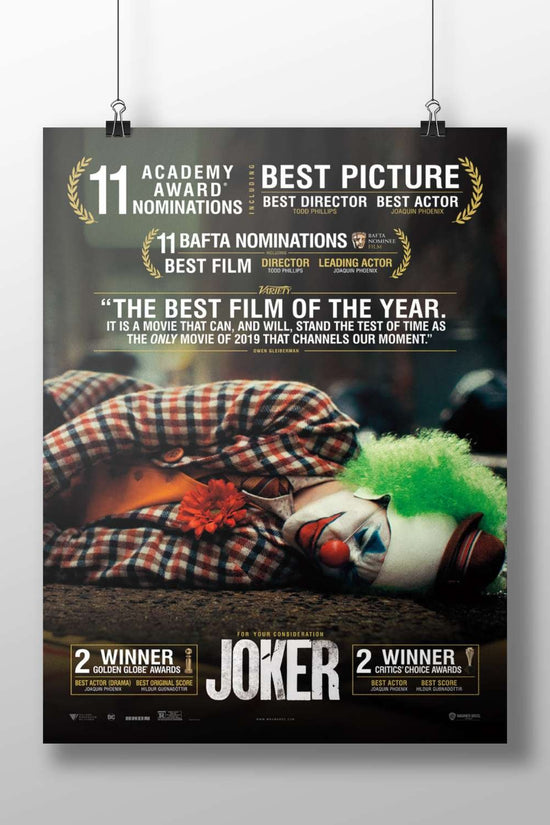 Joker (2019 film) Main Subject: Joker (2019 film) Matte BoizzBoard rigid print — Bollywood wall art India | PosterBoizz