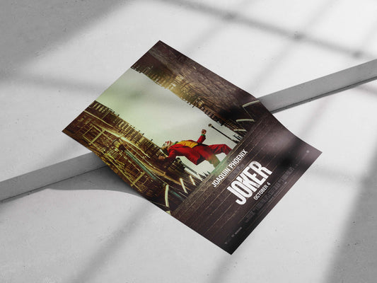 Joaquin Phoenix as Joker (DC Comics character) Main Subject: Joaquin Phoenix as Joker (DC Comics character) Matte poster