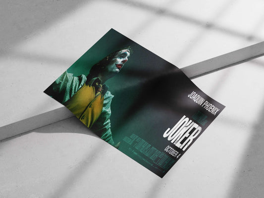 Joaquin Phoenix as the Joker (DC Comics character). Main Subject: Joaquin Phoenix as the Joker (DC Comics character). Matte