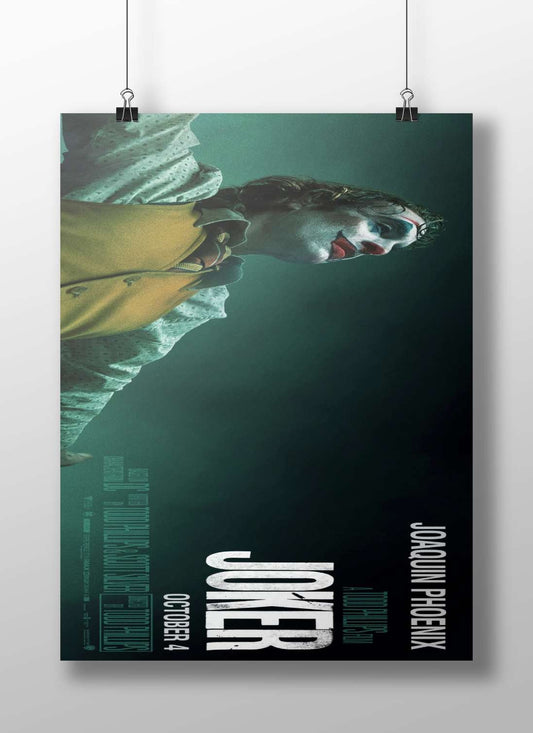 Joaquin Phoenix as the Joker (DC Comics character). Main Subject: Joaquin Phoenix as the Joker (DC Comics character). Matte