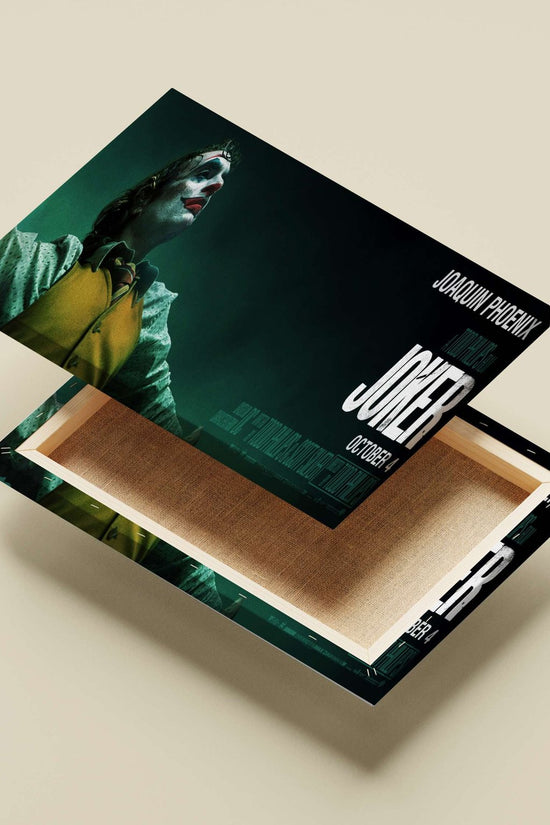 Joaquin Phoenix as the Joker (DC Comics character). Main Subject: Joaquin Phoenix as the Joker (DC Comics character). Canvas