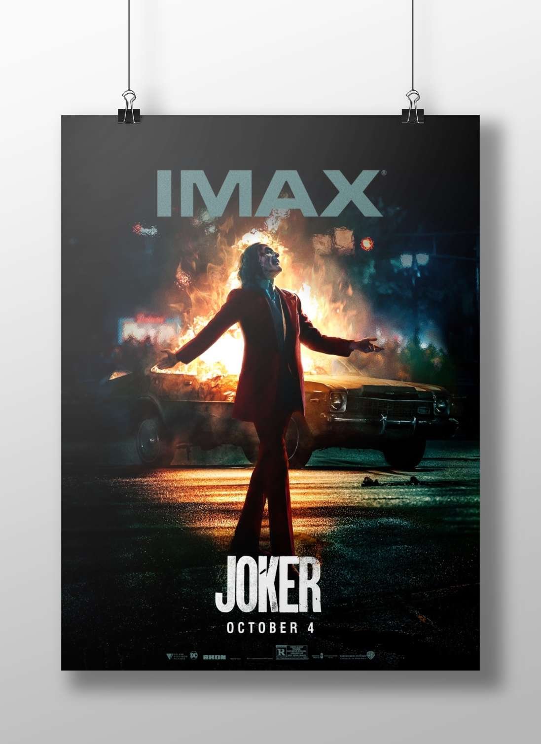 Arthur Fleck (real name), Joker (DC franchise), Cadillac (car model) Main Subject: Arthur Fleck (real name), Joker (DC