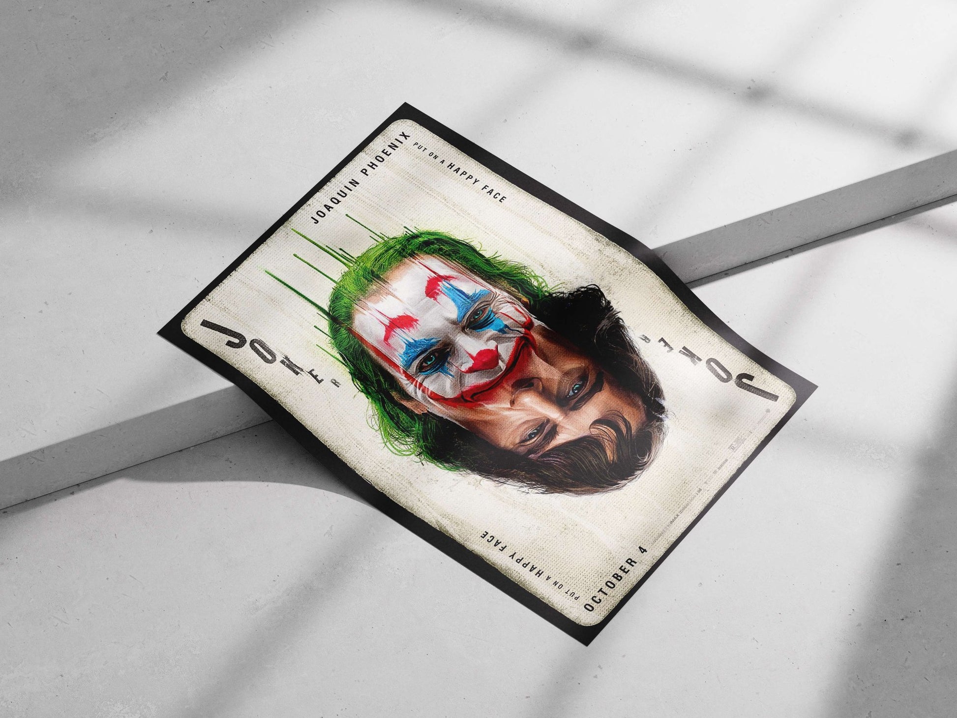Joker (DC Comics character, 2019 film) Main Subject: Joker (DC Comics character, 2019 film) Matte poster print — Superhero