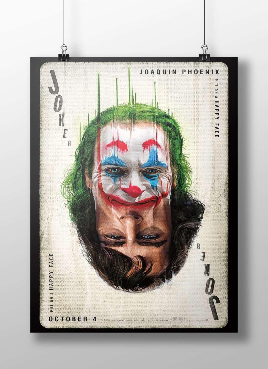 Joker (DC Comics character, 2019 film) Main Subject: Joker (DC Comics character, 2019 film) Matte BoizzBoard rigid print —