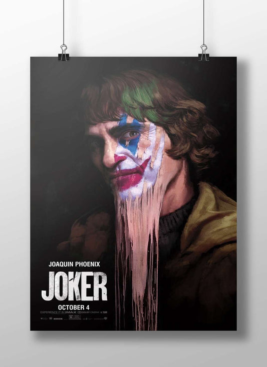 Joaquin Phoenix as the Joker (DC Comics) Main Subject: Joaquin Phoenix as the Joker (DC Comics) Matte BoizzBoard rigid print