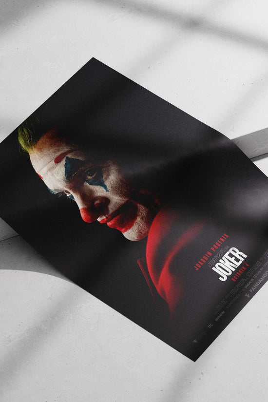 Joker (2019 film character, DC Comics franchise) Main Subject: Joker (2019 film character, DC Comics franchise) Matte poster