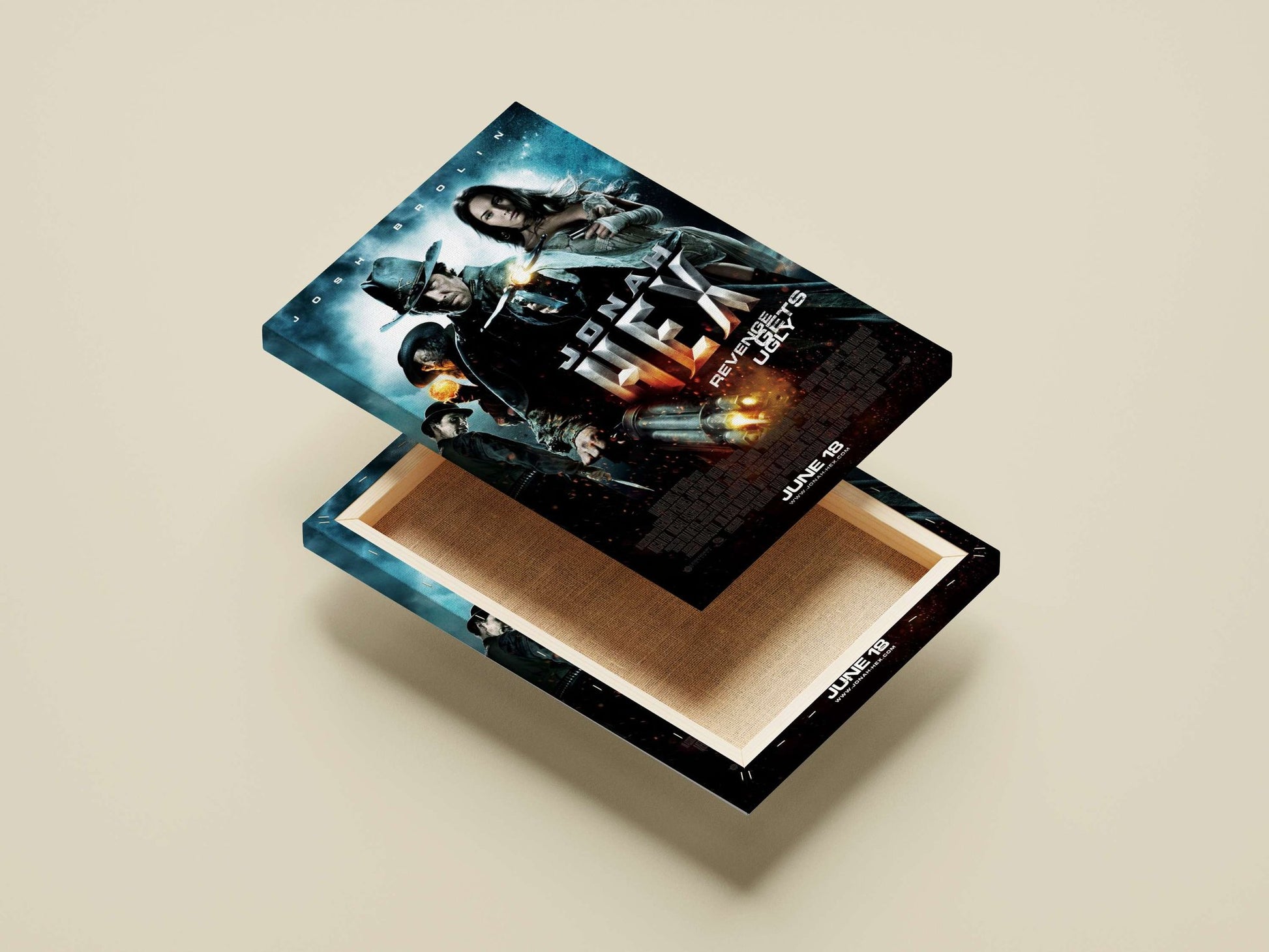 Jonah Hex (DC Comics franchise movie) Main Subject: Jonah Hex (DC Comics franchise movie) Canvas wall art — Superhero wall