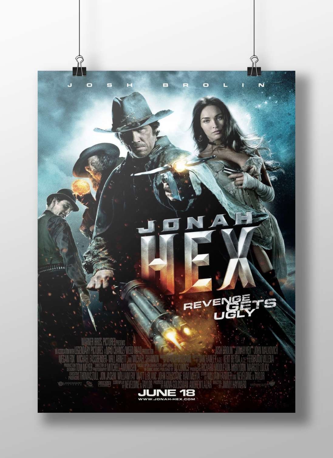 Jonah Hex (DC Comics franchise movie) Main Subject: Jonah Hex (DC Comics franchise movie) Matte BoizzBoard rigid print —