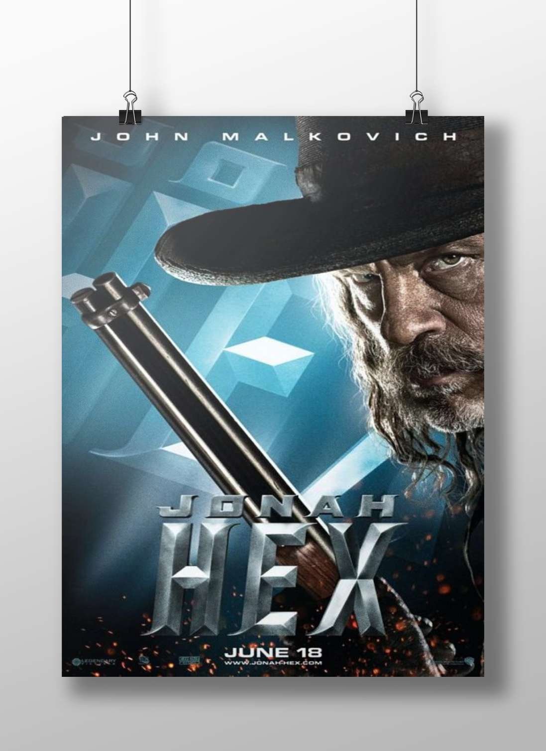 Jonah Hex Main Subject: Jonah Hex Matte BoizzBoard rigid print — Bollywood wall art India | PosterBoizz