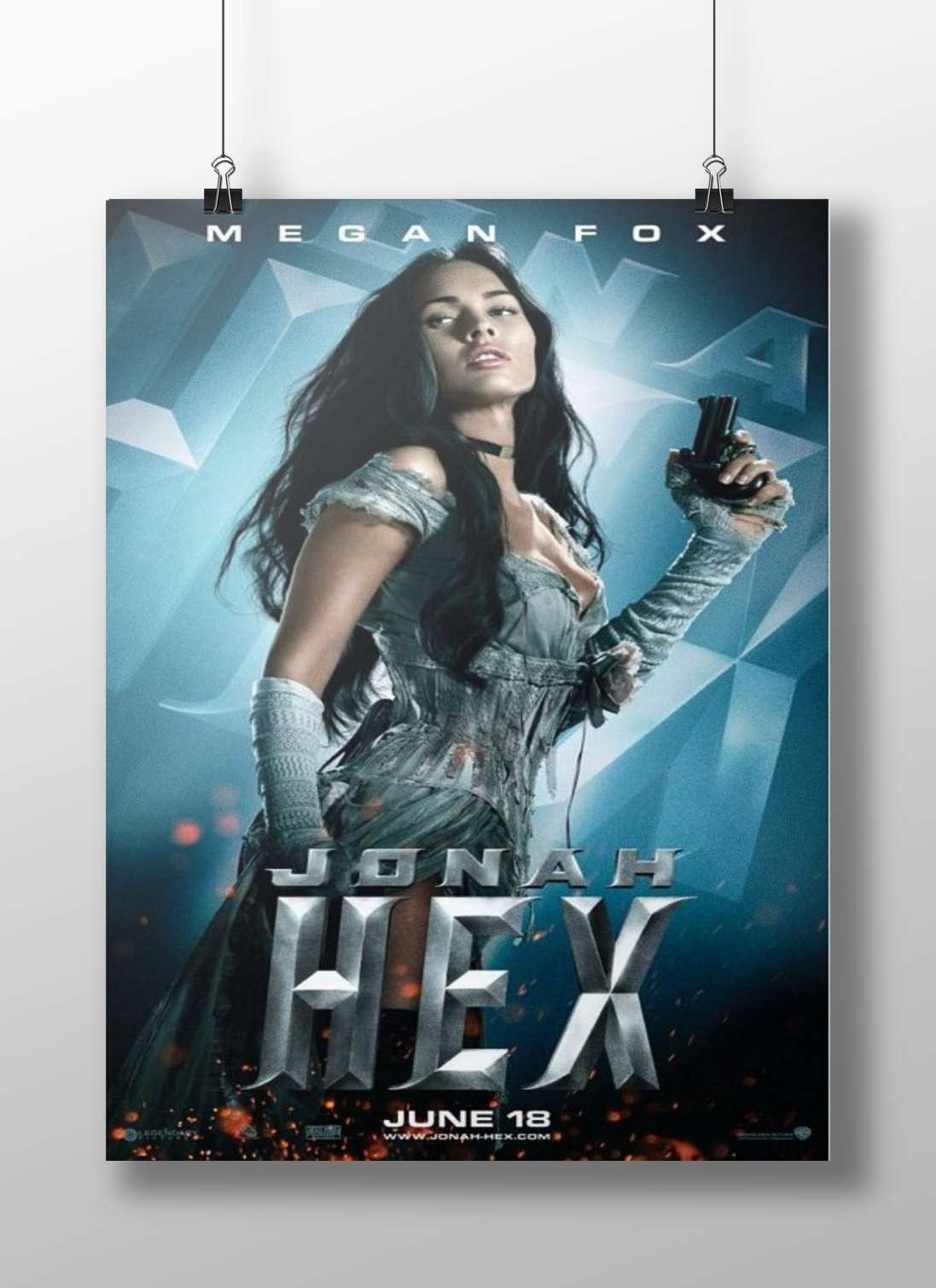 Jonah Hex Main Subject: Jonah Hex Matte BoizzBoard rigid print — Bollywood wall art India | PosterBoizz