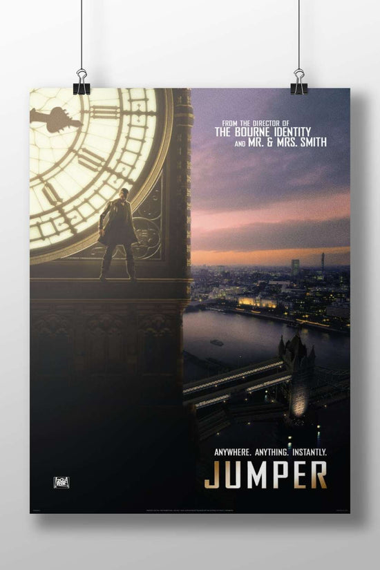 Jumper (the film) Main Subject: Jumper (the film) Matte BoizzBoard rigid print — Bollywood wall art India | PosterBoizz