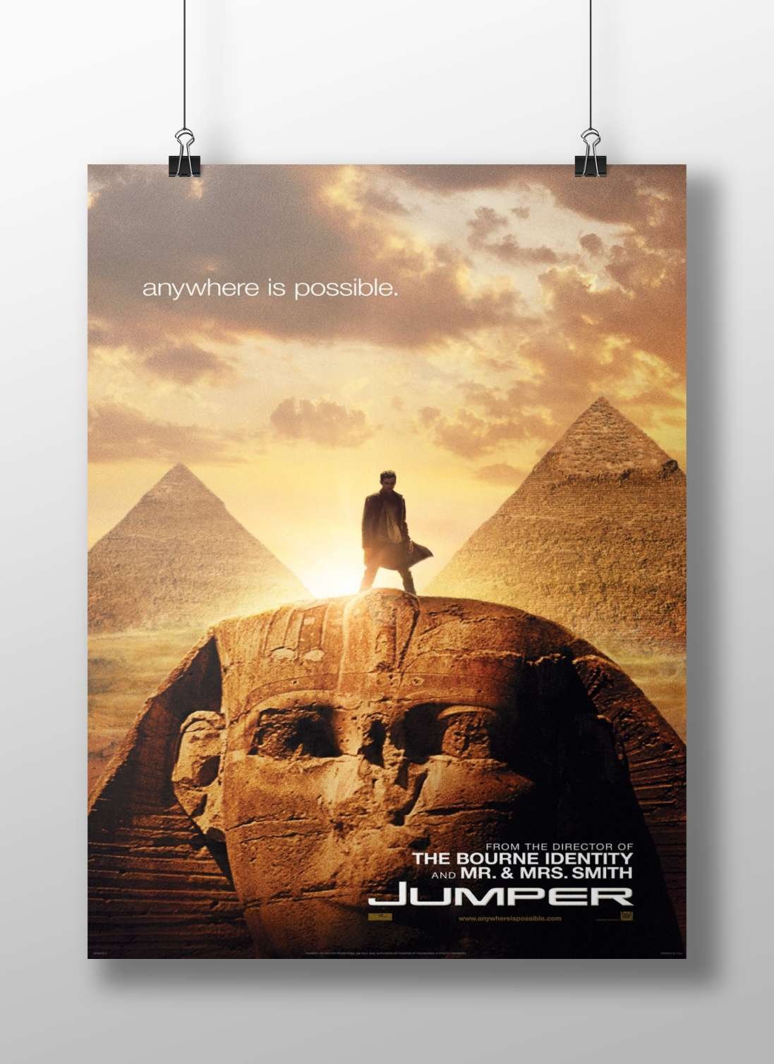 Jumper (the film) Main Subject: Jumper (the film) Matte BoizzBoard rigid print — Bollywood wall art India | PosterBoizz