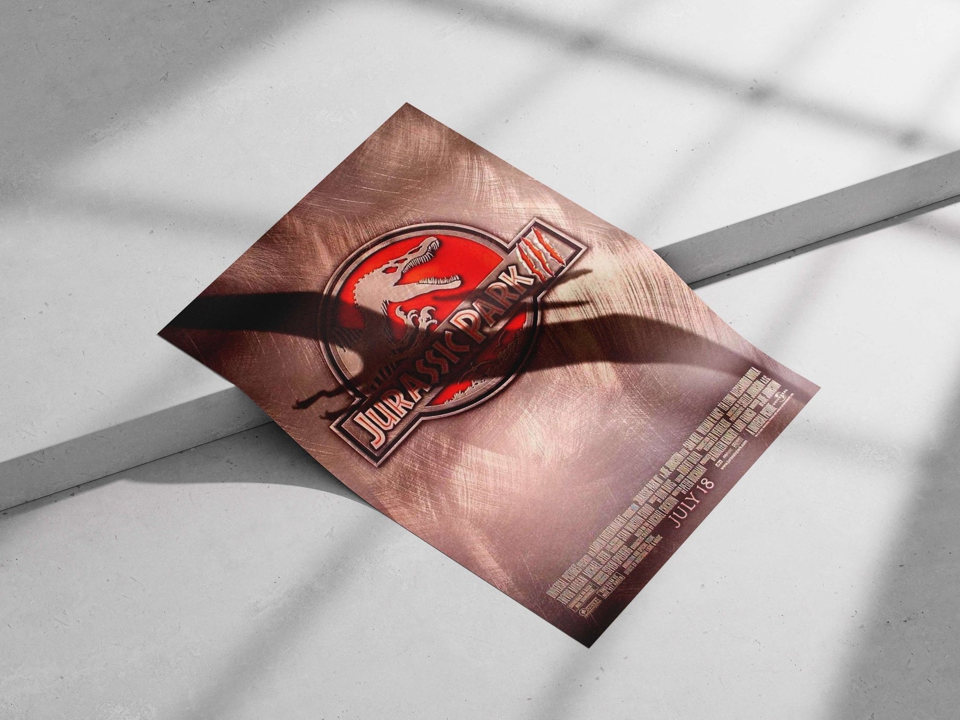 Jurassic Park III Main Subject: Jurassic Park III Matte poster print — Hollywood wall art India | PosterBoizz