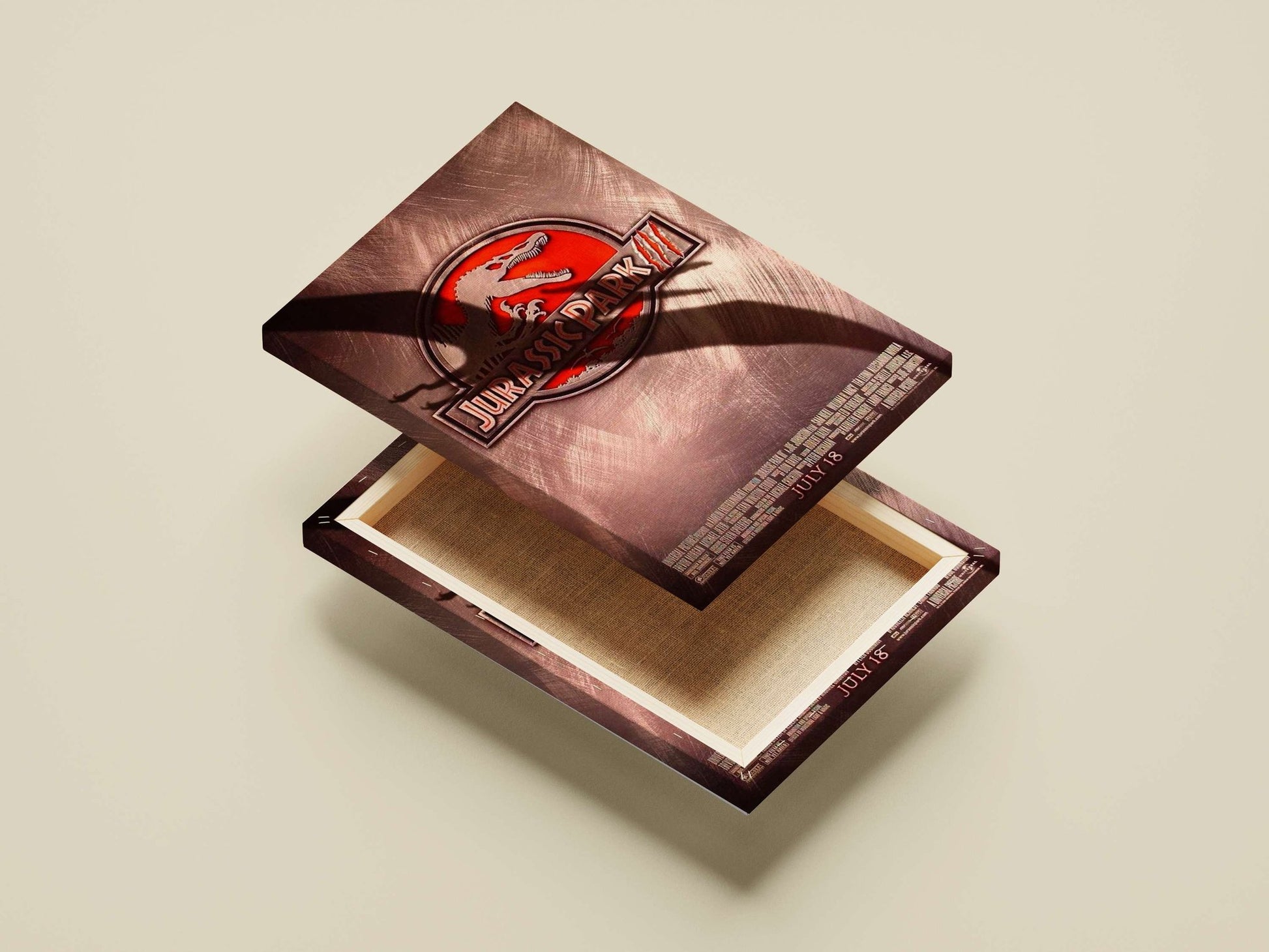 Jurassic Park III Main Subject: Jurassic Park III Canvas wall art — Hollywood wall art India | PosterBoizz