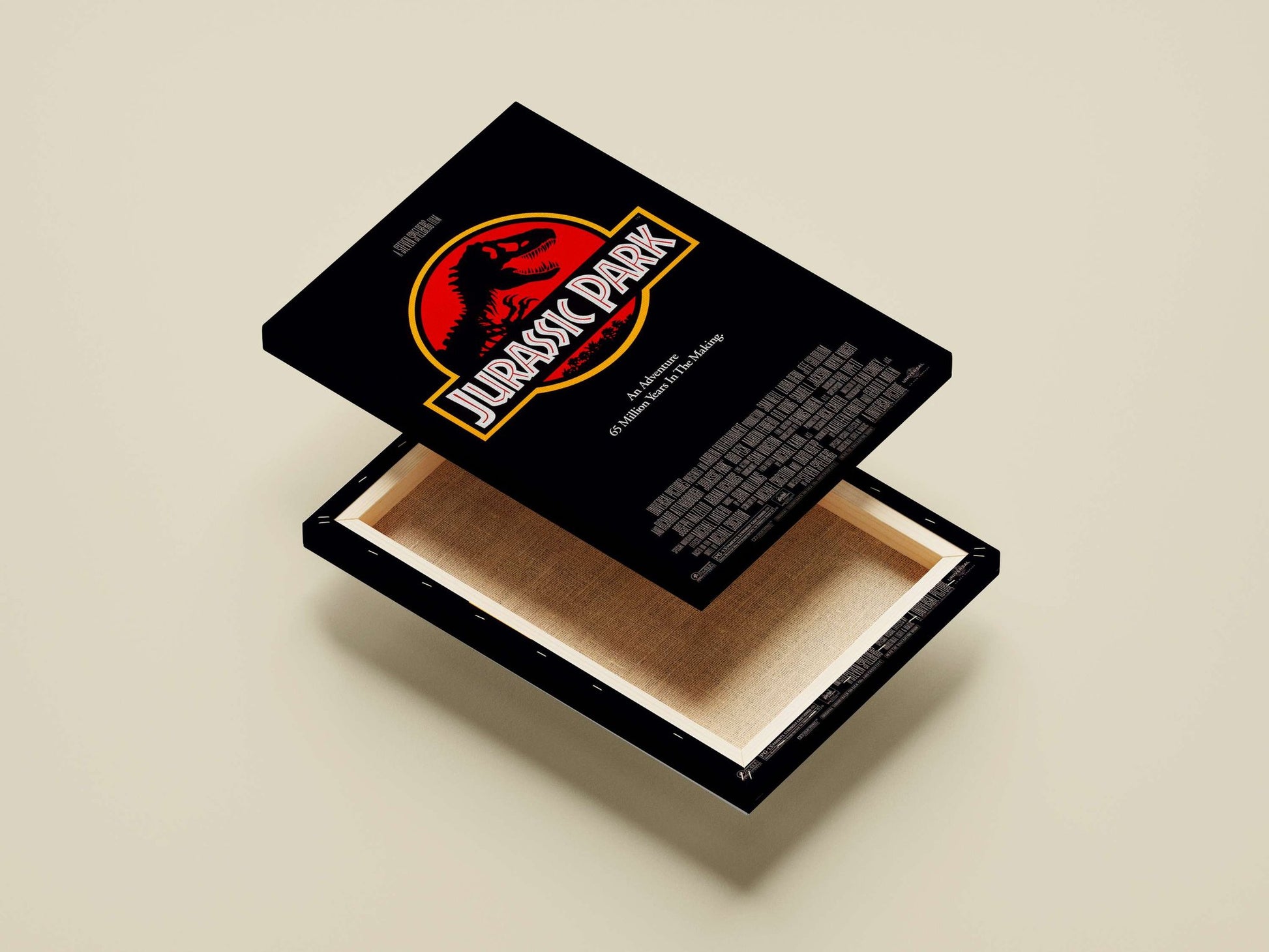 Jurassic Park franchise Main Subject: Jurassic Park franchise Canvas wall art — Superhero wall art India | PosterBoizz