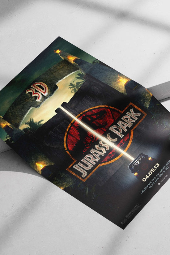 Jurassic Park Main Subject: Jurassic Park Matte poster print — Bollywood wall art India | PosterBoizz
